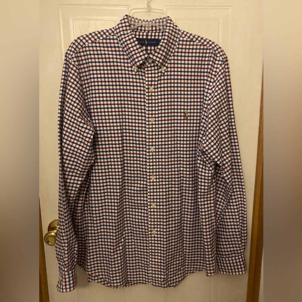Ralph Lauren Cotton Button-Down Check Shirt